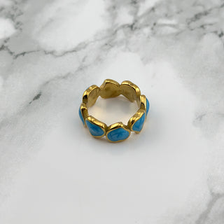 Aelia Blauer Ring