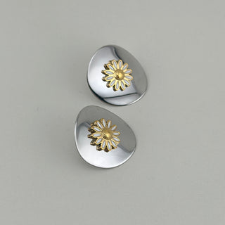 Daisy Stud Silber