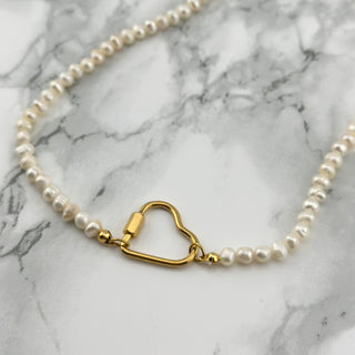 Golden Heart Perlenkette