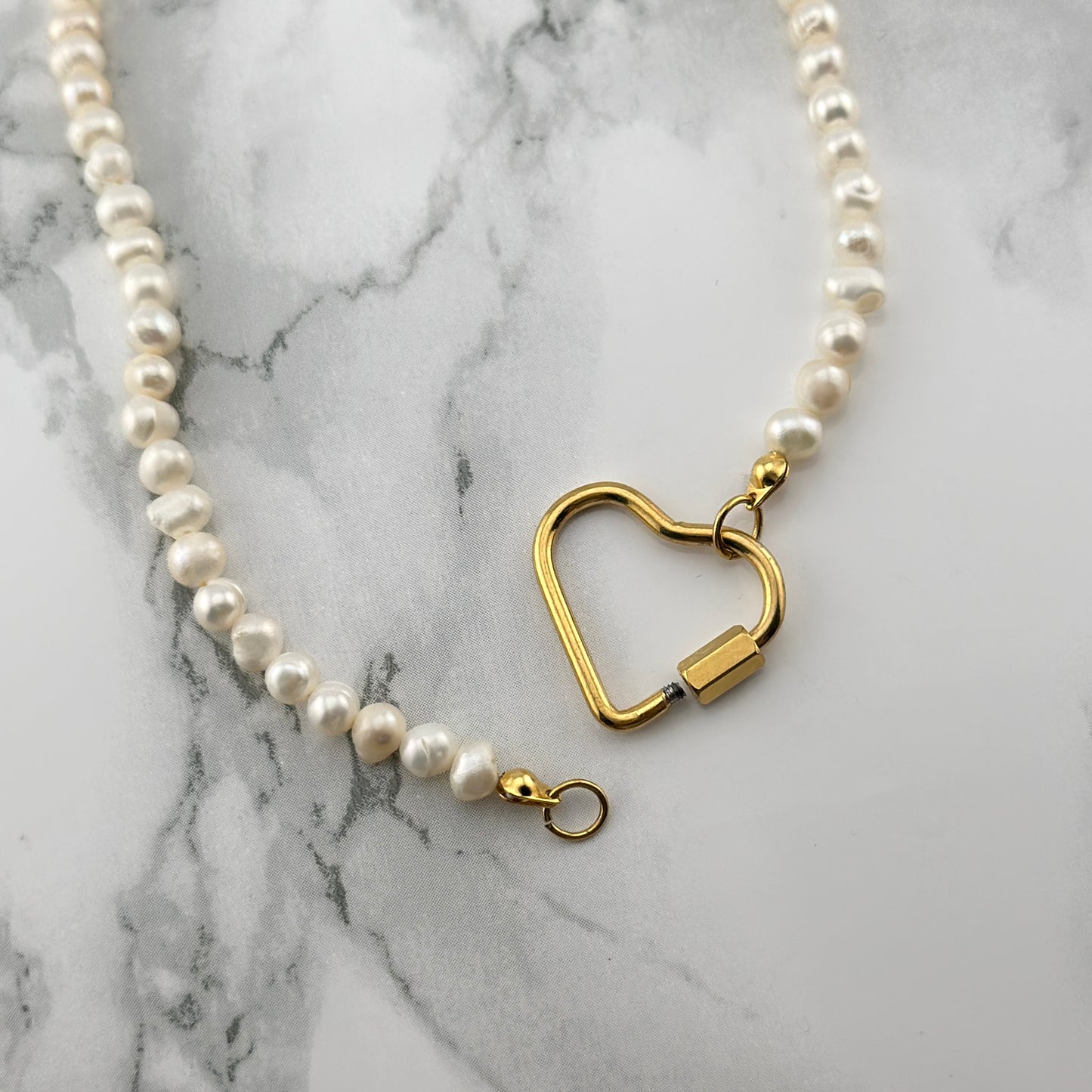 Golden Heart Perlenkette