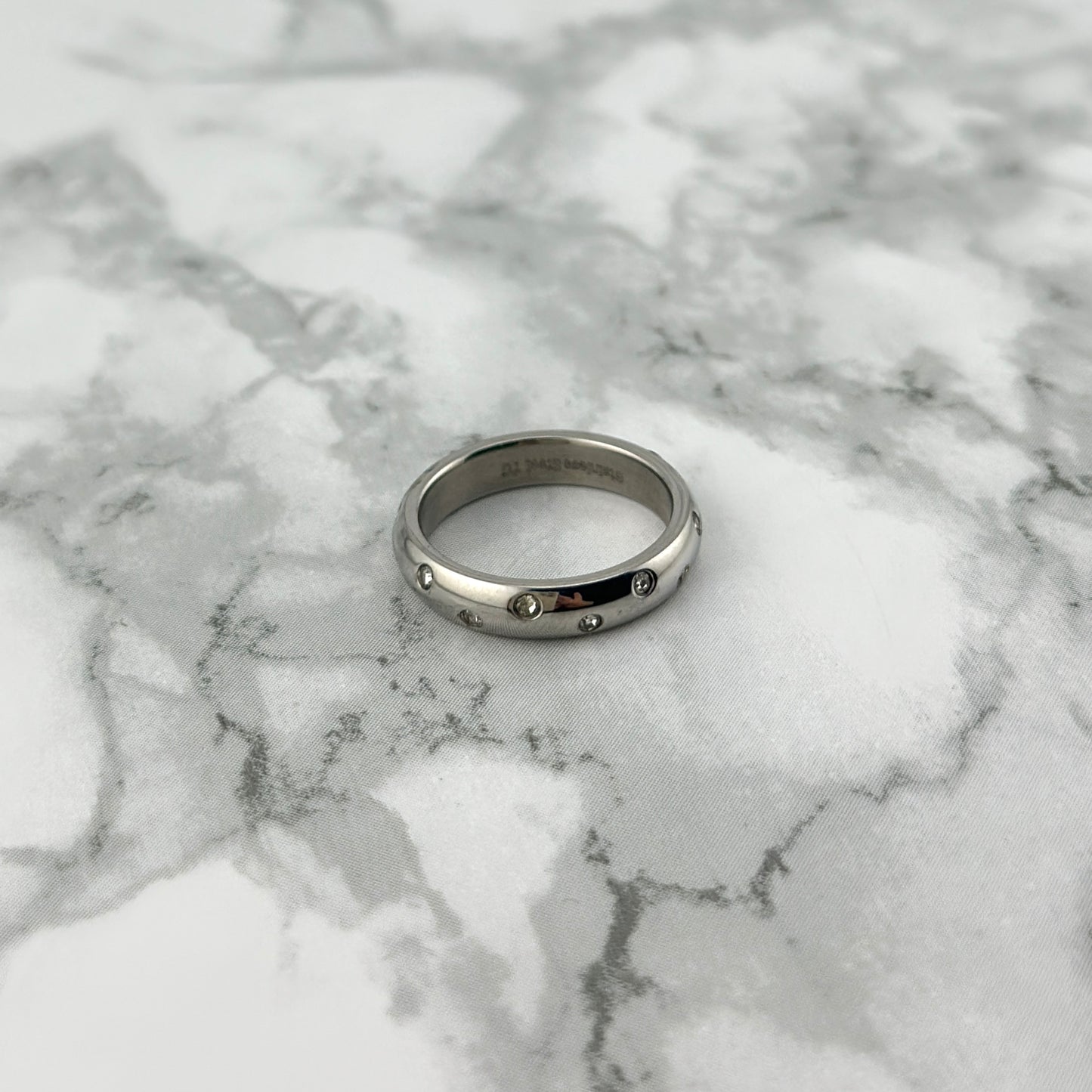 Silber Stone Ring